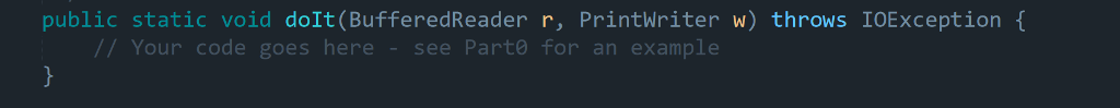 Solved Read the input one line at a time and output the | Chegg.com