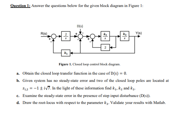 Solved Question 1: Answer The Questions Below For The Given 