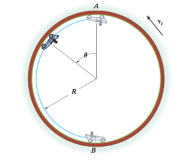 Solved A) Determine The Speed Of The Car At B. B) Determine | Chegg.com