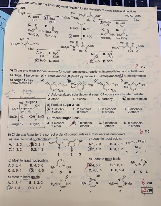 Solved Aircle One Letter For The Best Reagent S Required Chegg Com