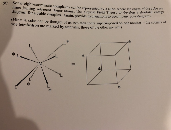 Solved Some eight-coordinate complexes can be represented by | Chegg.com