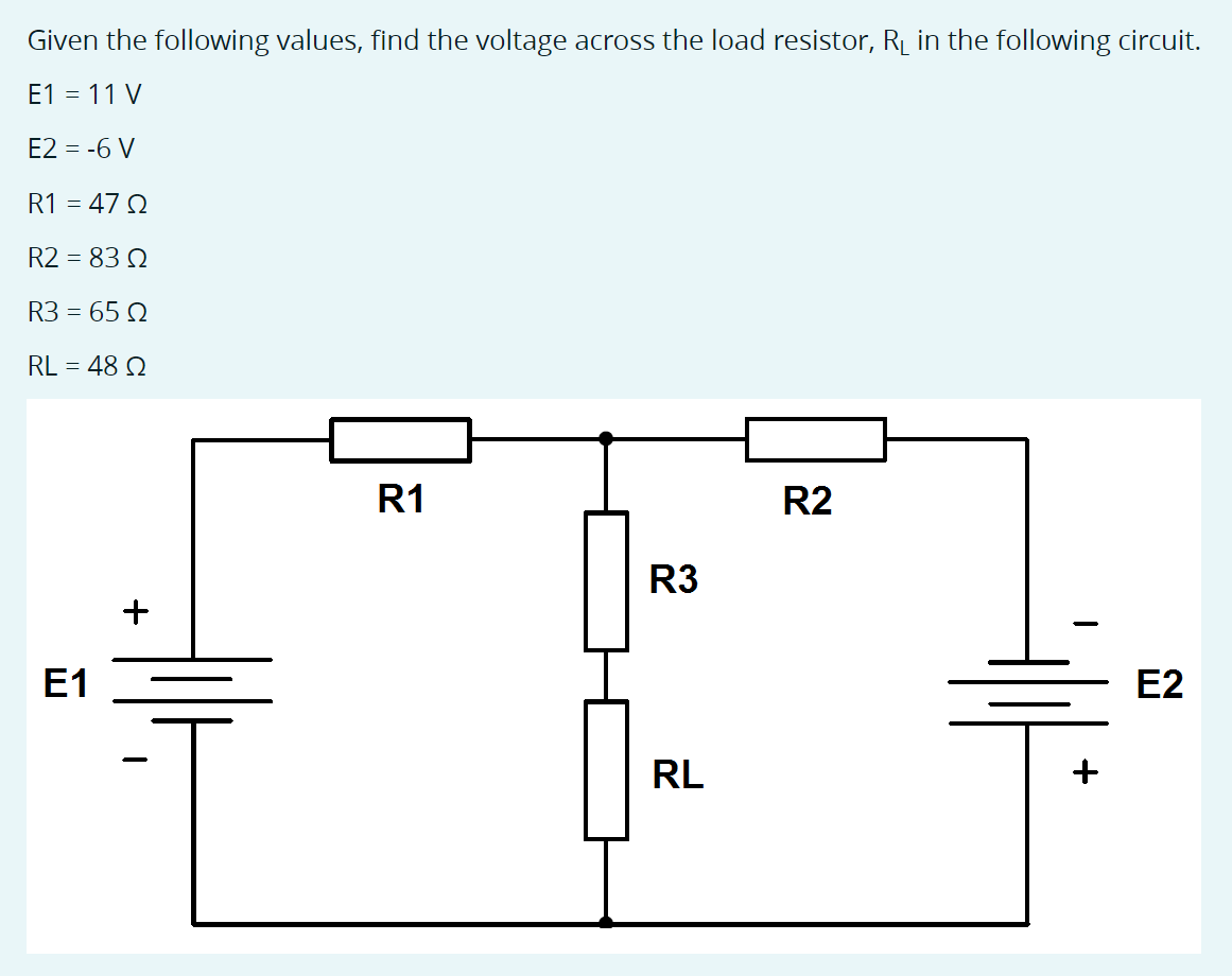 Solved Given The Following Values Find The Voltage Across 7945