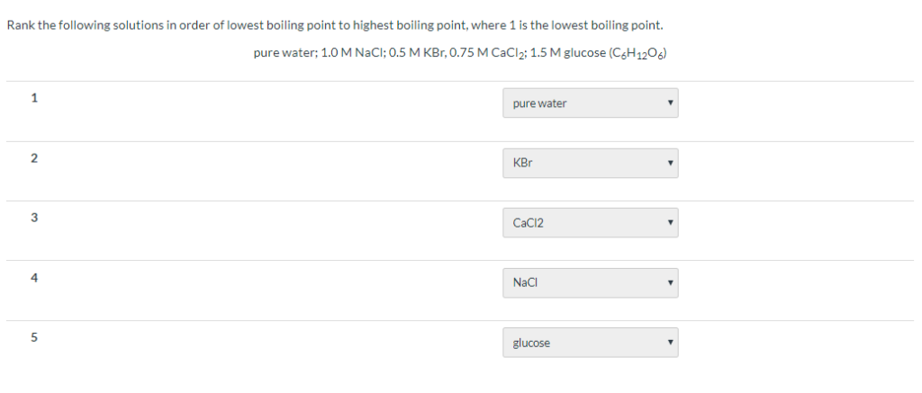 Note! This is the ML Rank Order from Lowest to Highest