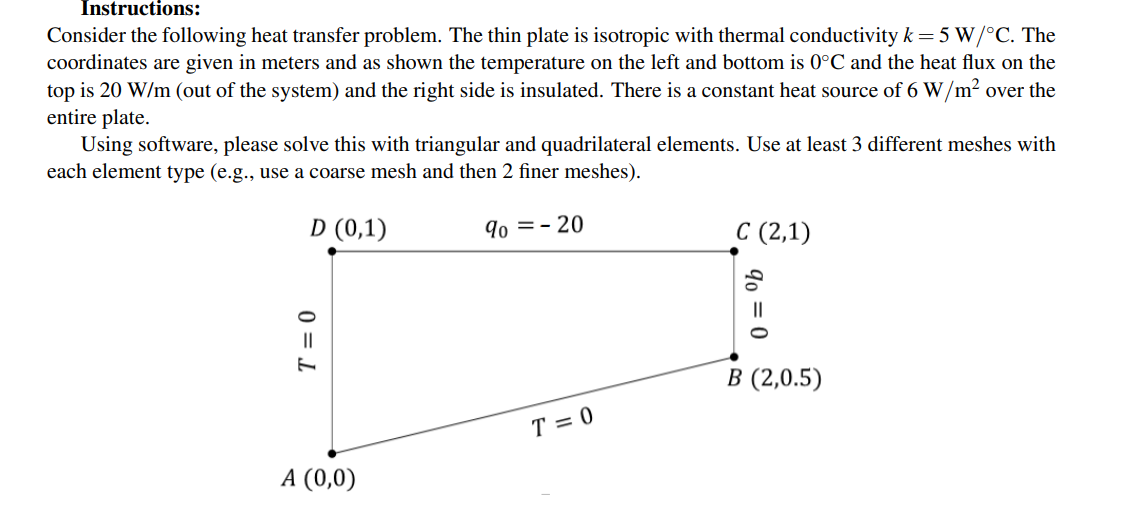 Solved Consider The Following Heat Transfer Problem. The | Chegg.com