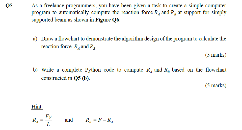 Solved 5.B) Write a computer program to draw the developed