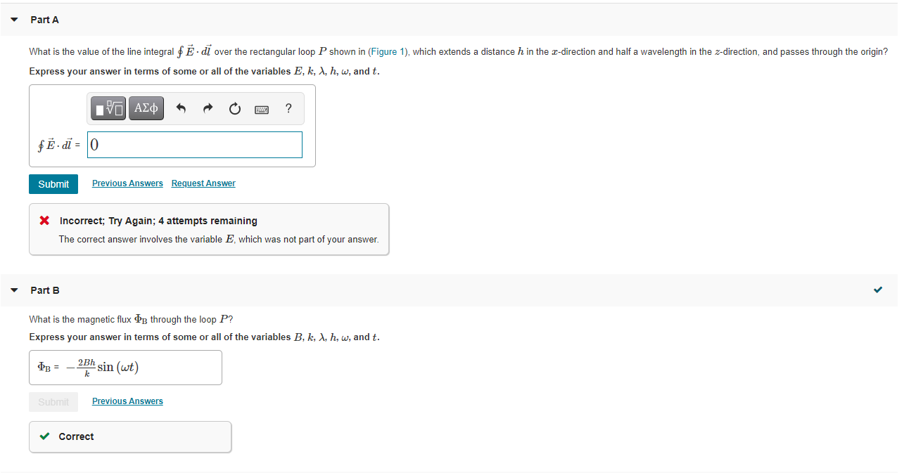 An Electromagnetic Wave Is Specified By The Following Chegg Com