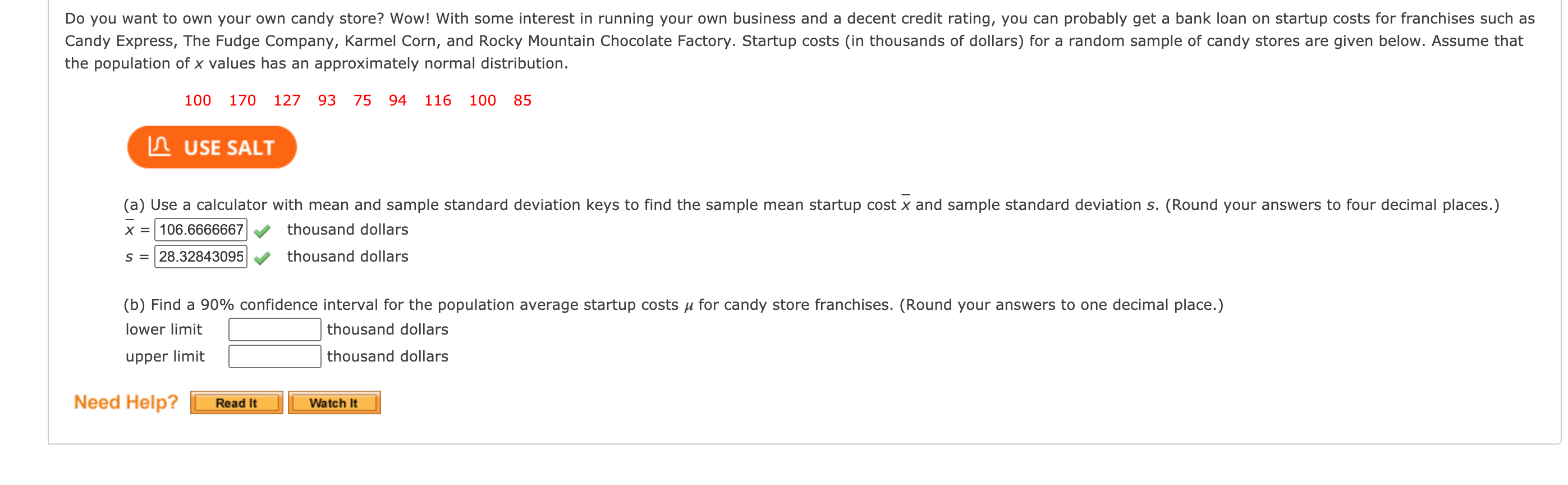 Solved Do you want to own your own candy store? Wow! With