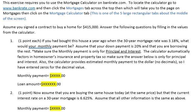 Bankrate deals refinance calculator