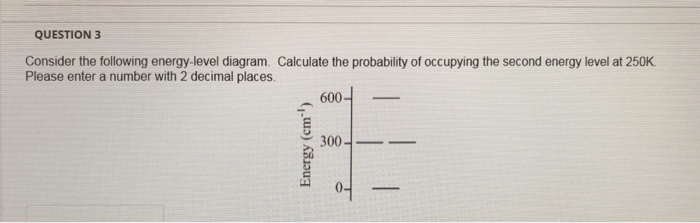 Solved QUESTION 3 Consider The Following Energy-level | Chegg.com