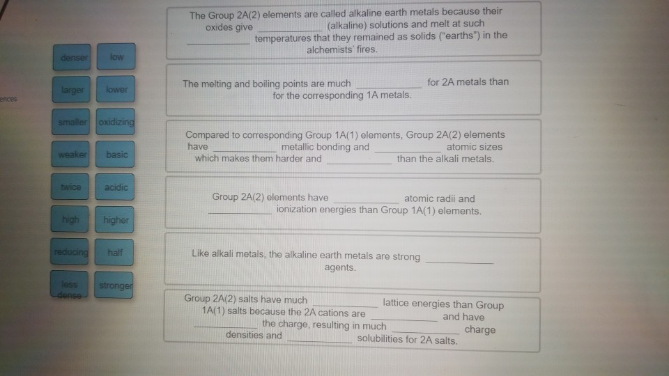 group 2 elements are called metals alkali alkaline earth