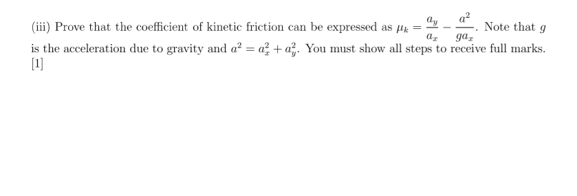 Solved 1. Part 1 - Coefficient of Static Friction measured | Chegg.com