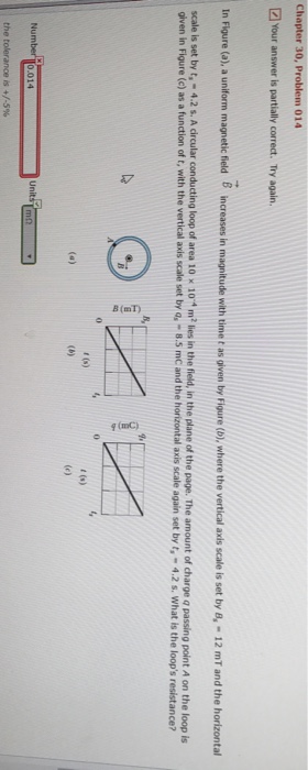 Solved In Figure (a), a uniform magnetic field B increases | Chegg.com
