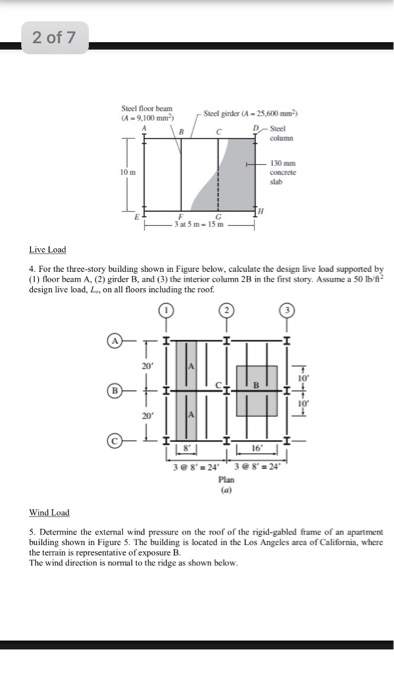Solved For the three - story building shown in Figure below, | Chegg.com
