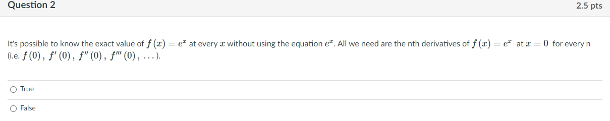 Solved Question 2 2.5 pts It's possible to know the exact | Chegg.com