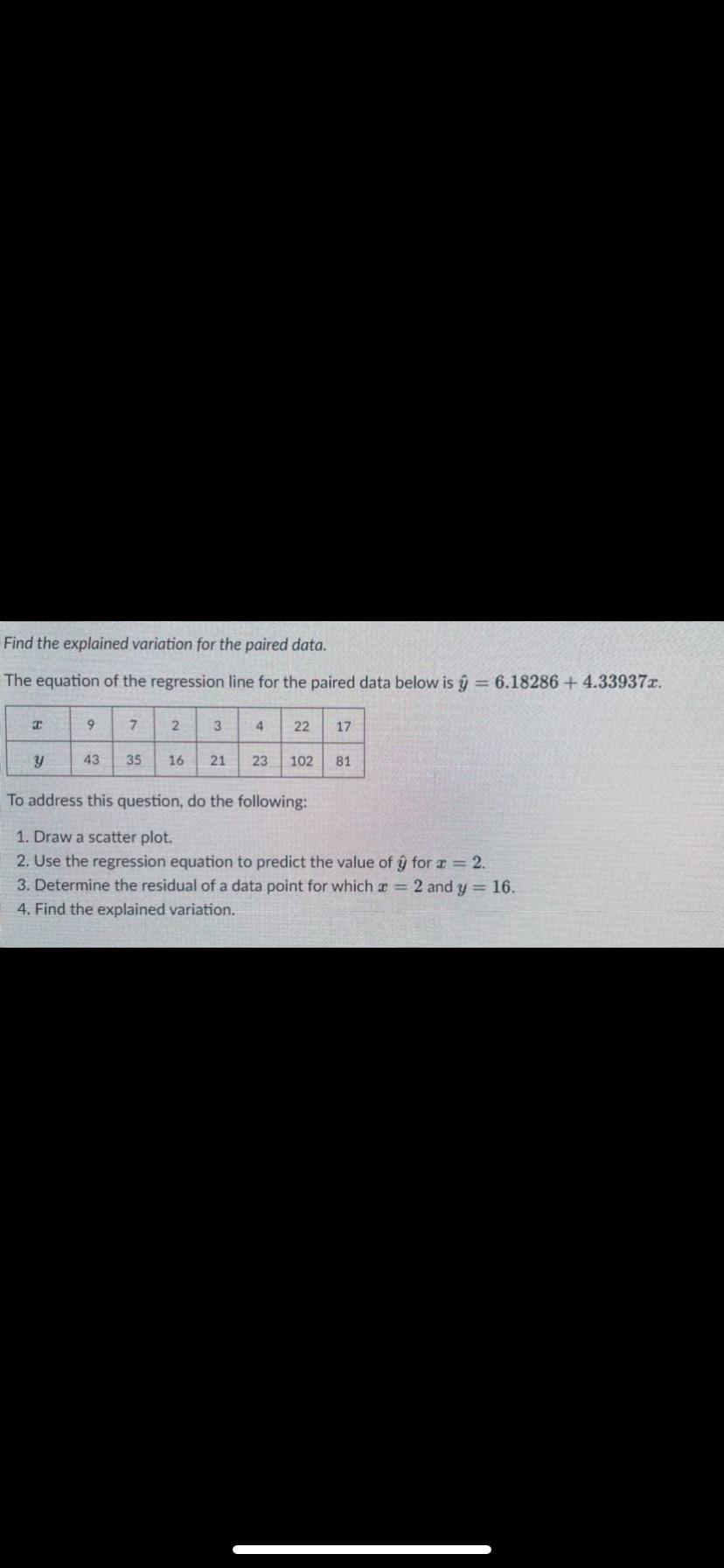 solved-find-the-explained-variation-for-the-paired-data-the-chegg