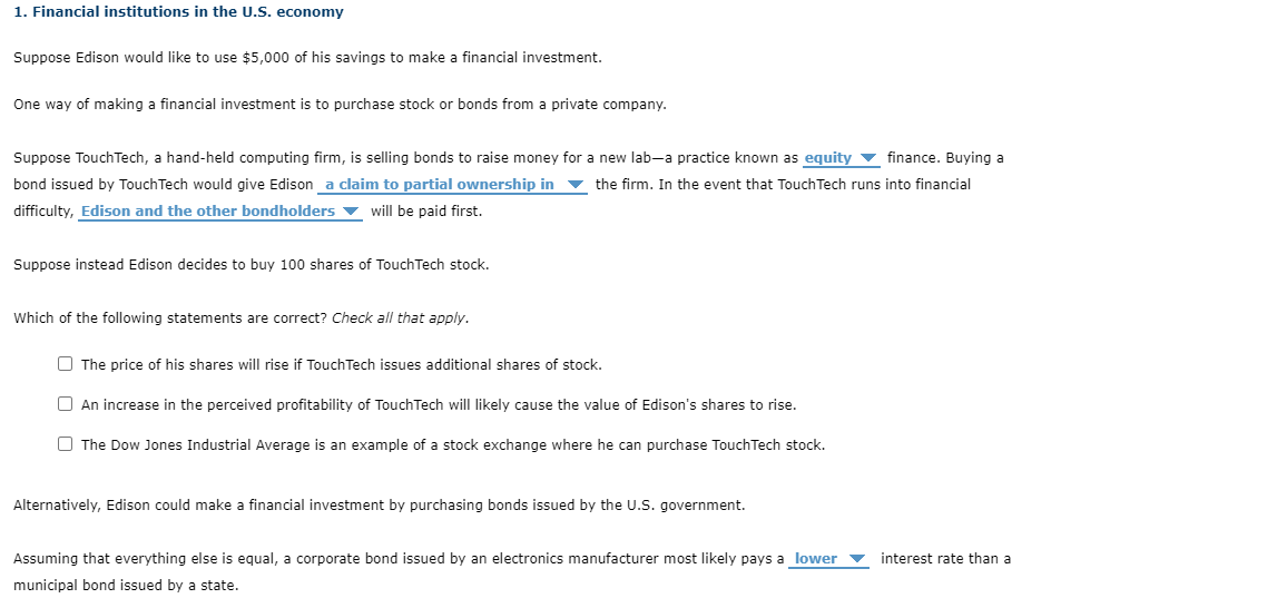 Solved I DONT KNOW IF ANY OF THIS IS CORRECT I JUST FILLED | Chegg.com