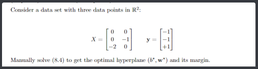 Consider a data set with three data points in R2 19 0 | Chegg.com