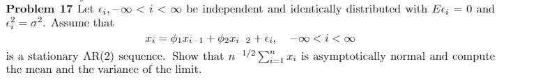 Solved Problem 17 Let €, -« | Chegg.com