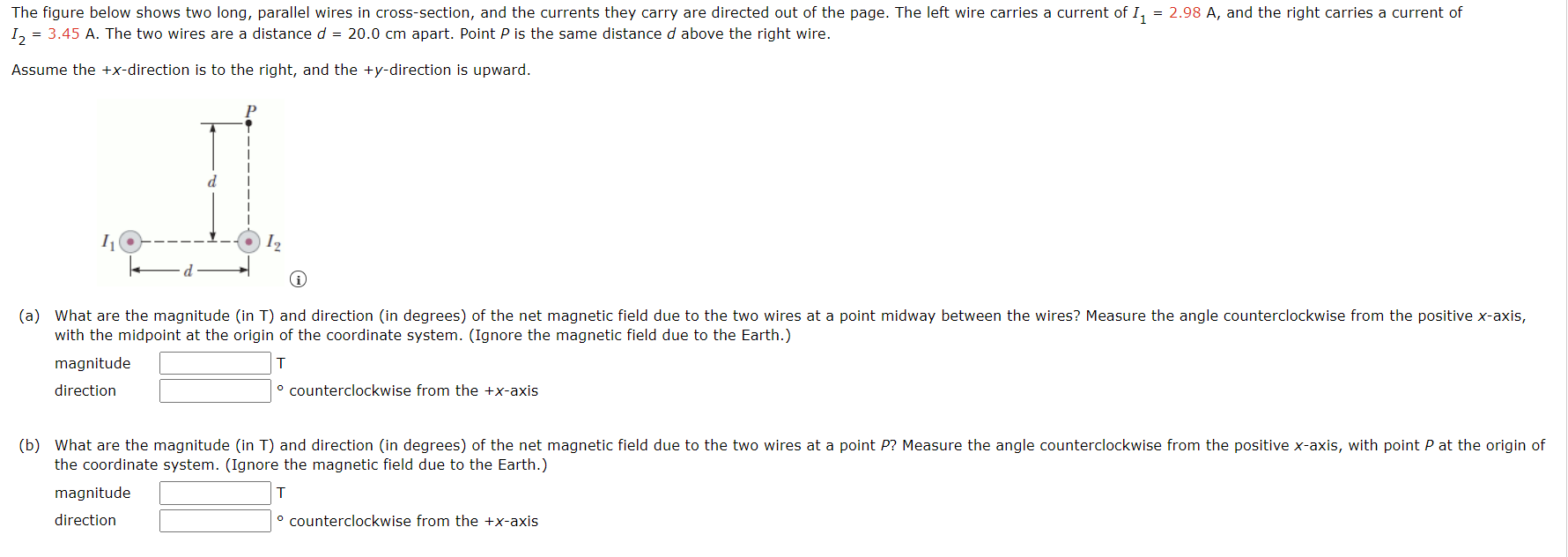 Solved The figure below shows two long, parallel wires in | Chegg.com