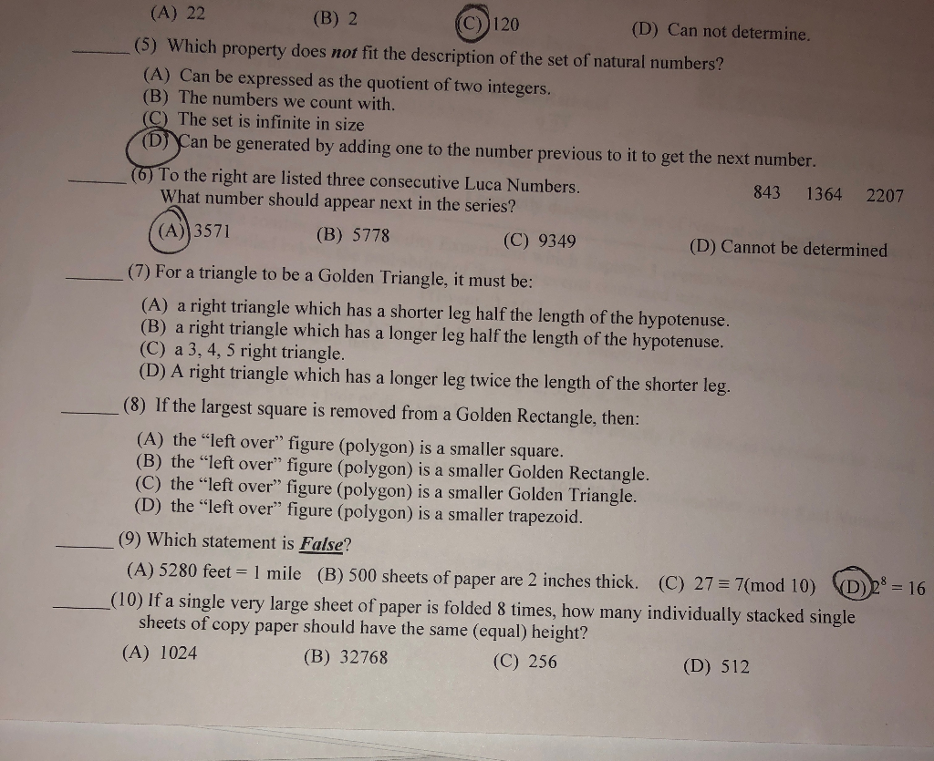 Golden Triangle Math Problems Solved (7) For a triangle to be a Golden Triangle, it must | Chegg.com