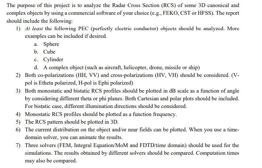 The purpose of this project is to analyze the Radar | Chegg.com