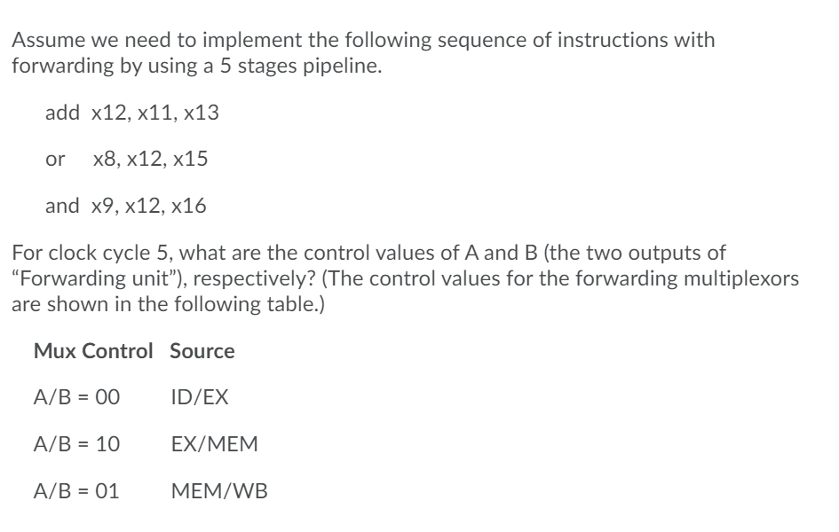 Solved Assume we need to implement the following sequence of | Chegg.com