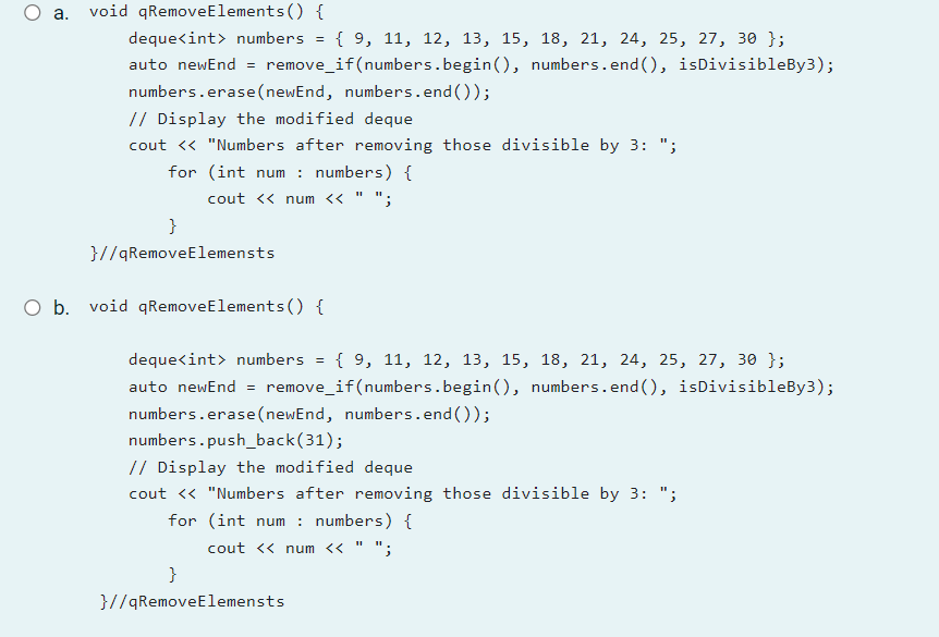Solved Study the scenario and incomplete code: Remove all | Chegg.com
