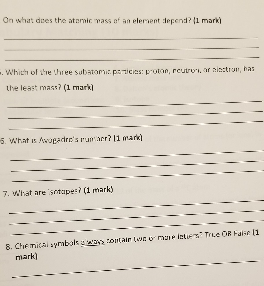 Solved """ """ TITLT- 1. If an atom of Antimony has a mass | Chegg.com