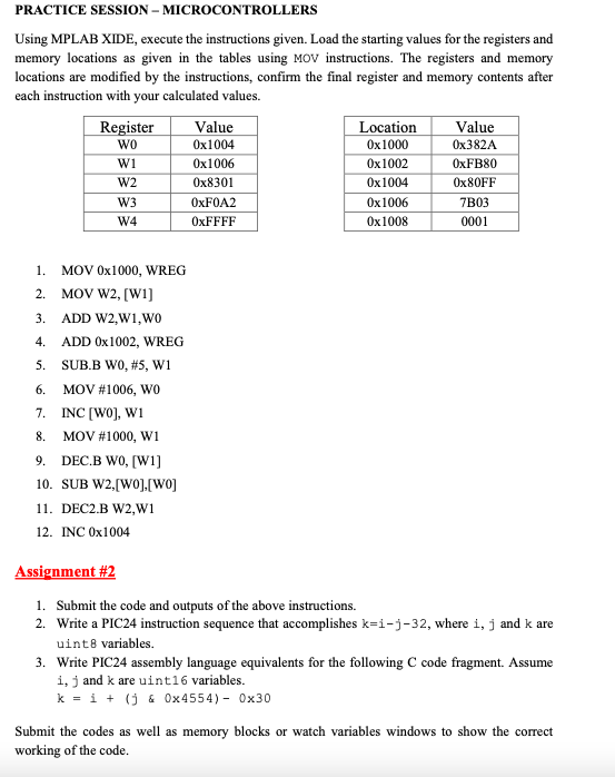 Perform the assigned assembly instructions using | Chegg.com