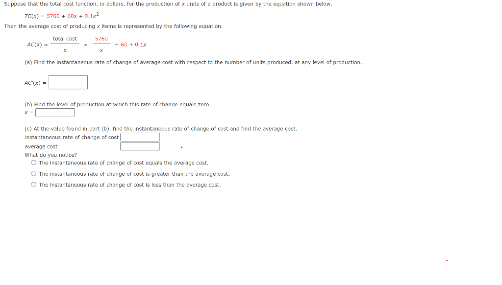 solved-suppose-that-the-total-cost-function-in-dollars-for-chegg