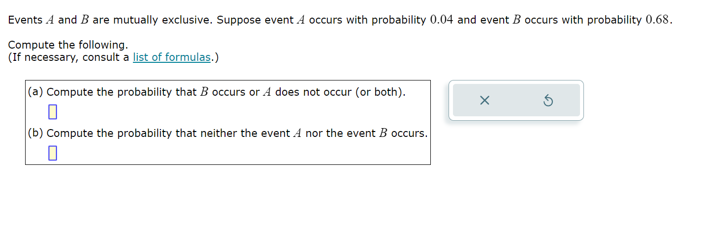 Solved Events A And B Are Mutually Exclusive. Suppose Event | Chegg.com