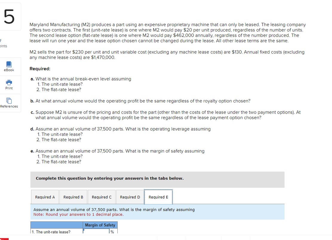 Solved ANSWER A, ﻿D, ﻿E. ﻿PLEASE AND THANK YOU | Chegg.com
