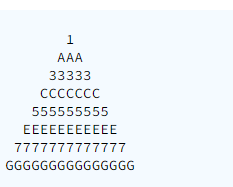 Solved 1 ААА 33333 ccccccc 555555555 EEEEEEEEEEE | Chegg.com