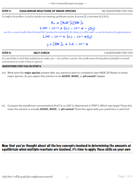 Part 1 Annotate and complete a sample problem | Chegg.com