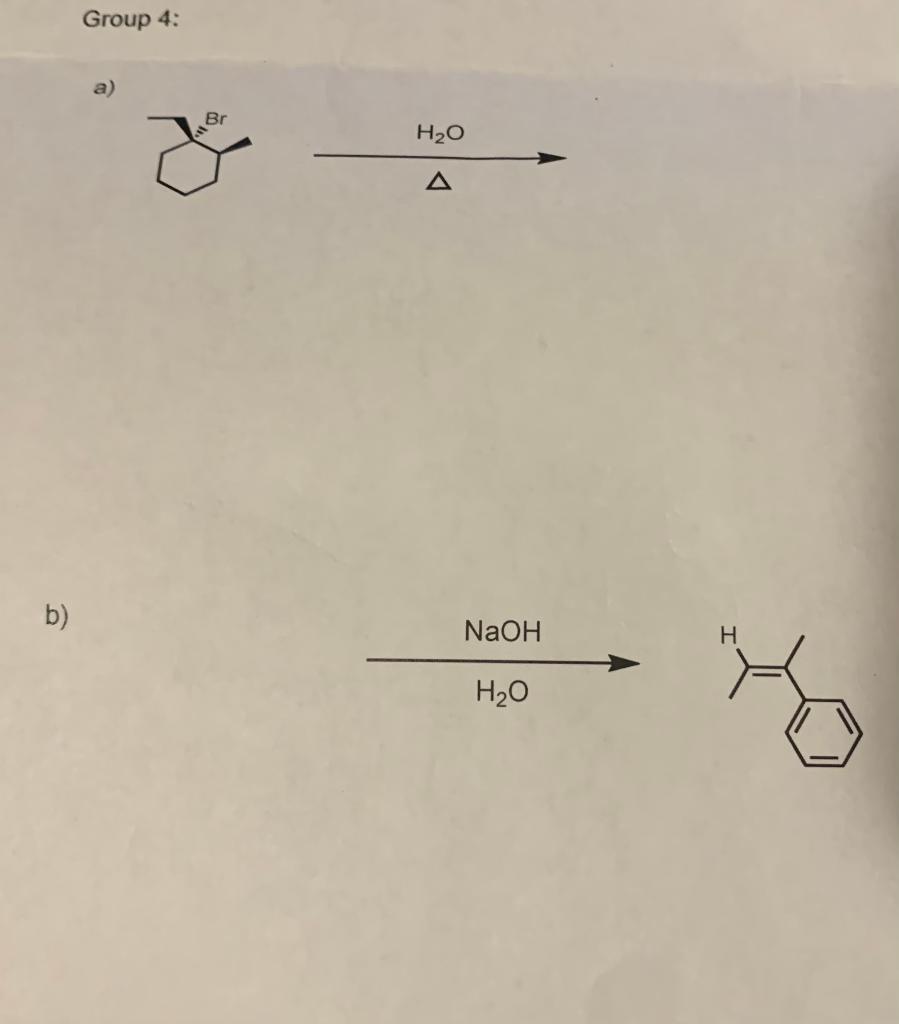 Solved a) Predict the major product(s) of the reaction | Chegg.com