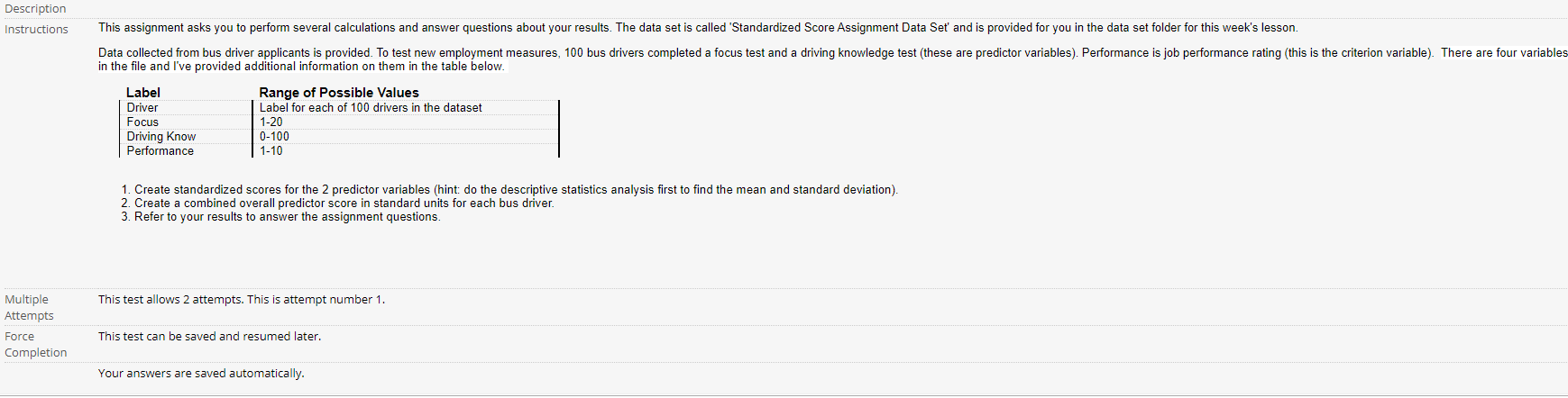 Description Instructions This assignment asks you to | Chegg.com