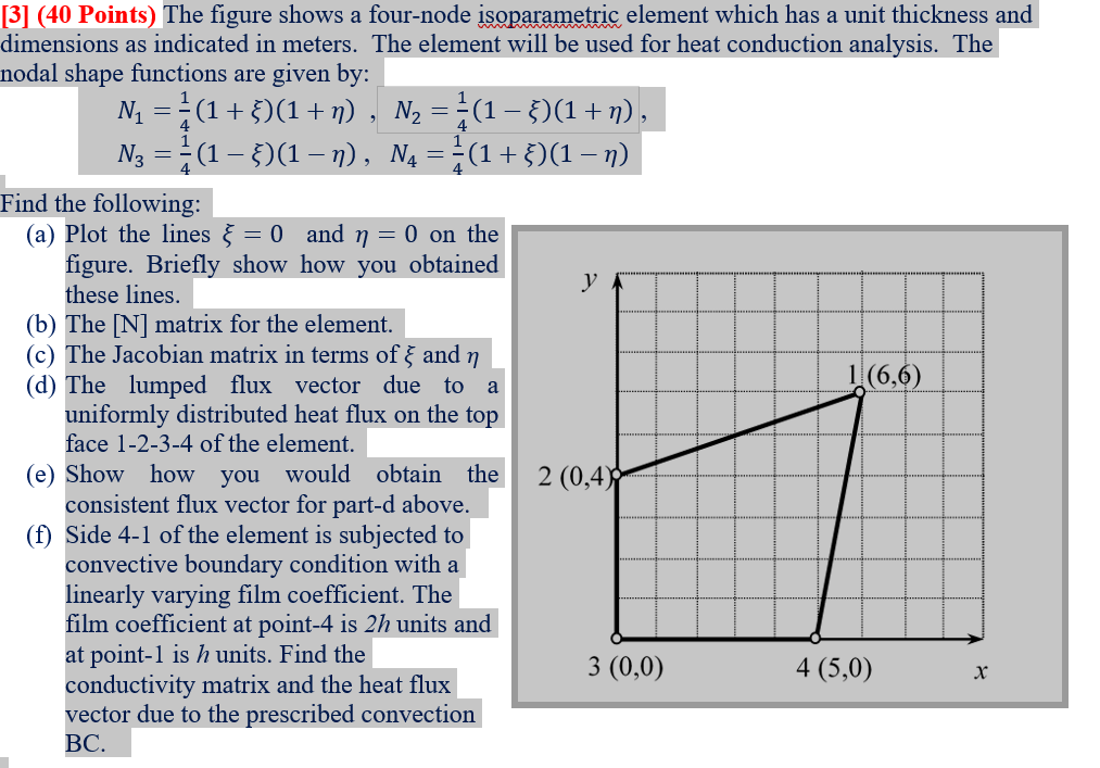 Solved = [3] (40 Points) The figure shows a four-node | Chegg.com