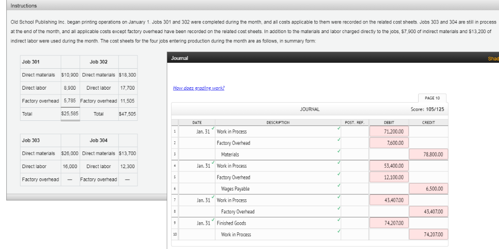 Solved Instructions Old School Publishing Inc. began