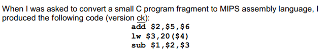 When I was asked to convert a small C program | Chegg.com