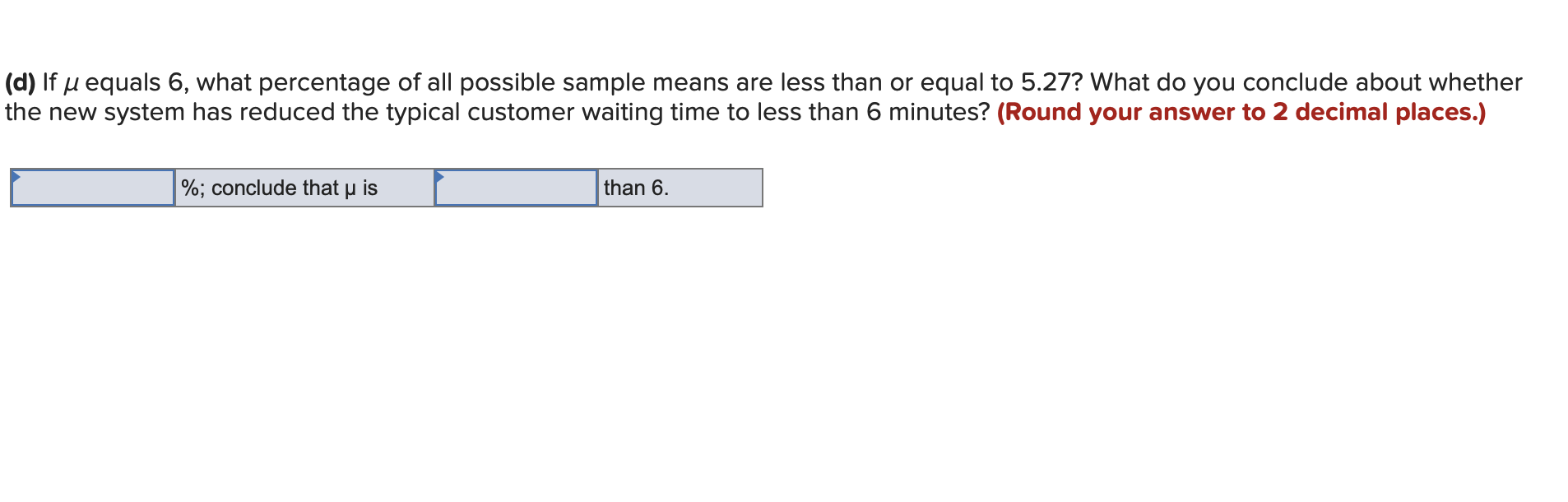 Solved (d) If u equals 6, what percentage of all possible | Chegg.com