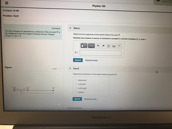 Solved Physics 120 Chapter 16 HW Problem 16.13 Constants A | Chegg.com
