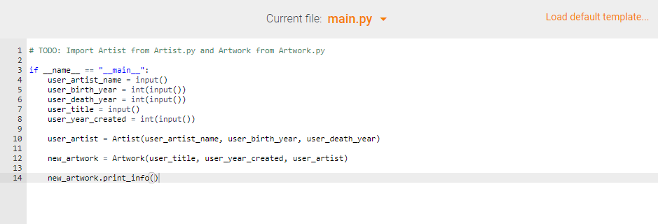 Solved 11.8 PYTHON LAB: Artwork label (modules) Define the | Chegg.com