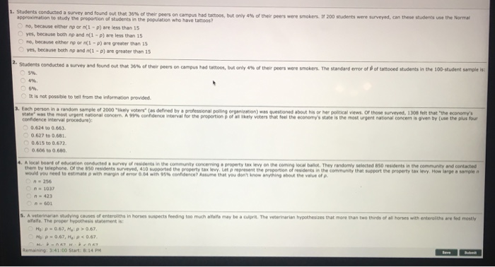 Solved Students conducted a survey and found out that 36% of | Chegg.com