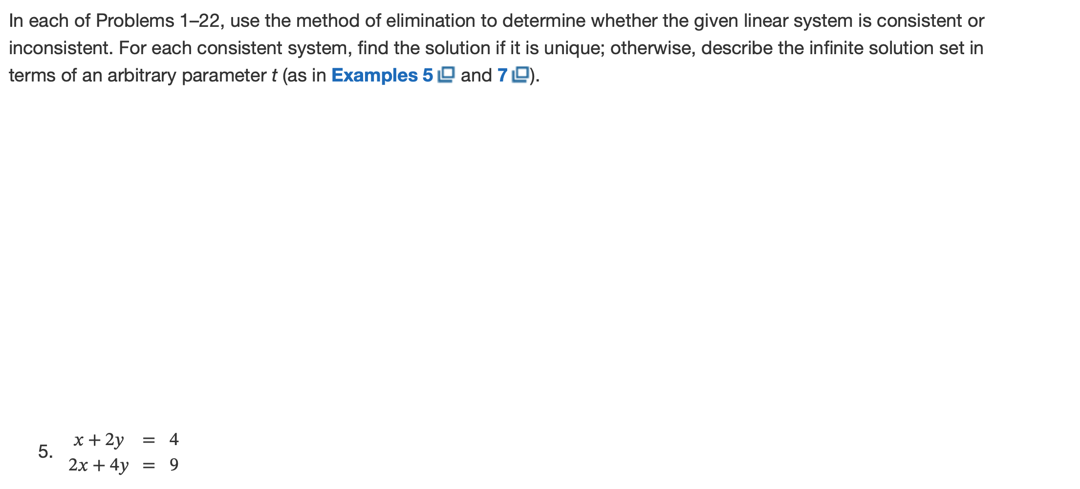 Solved In each of Problems 1-22, use the method of | Chegg.com
