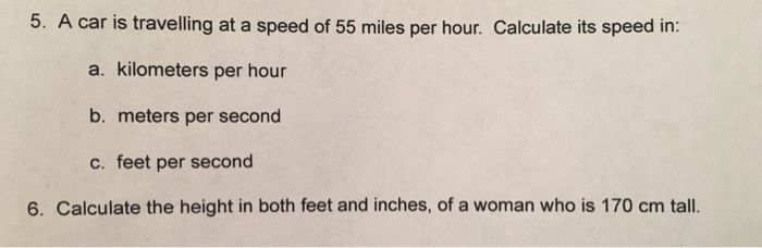 55 km in miles per outlet hour