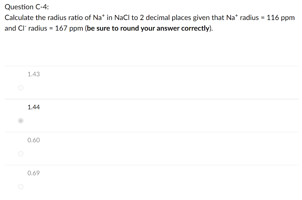 Solved The answer that I selected was incorrect and I am not | Chegg.com