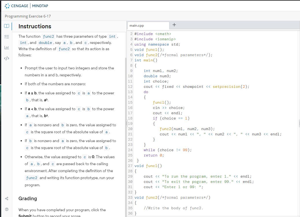 Solved CENGAGE MINDTAP Programming Exercise 6-17