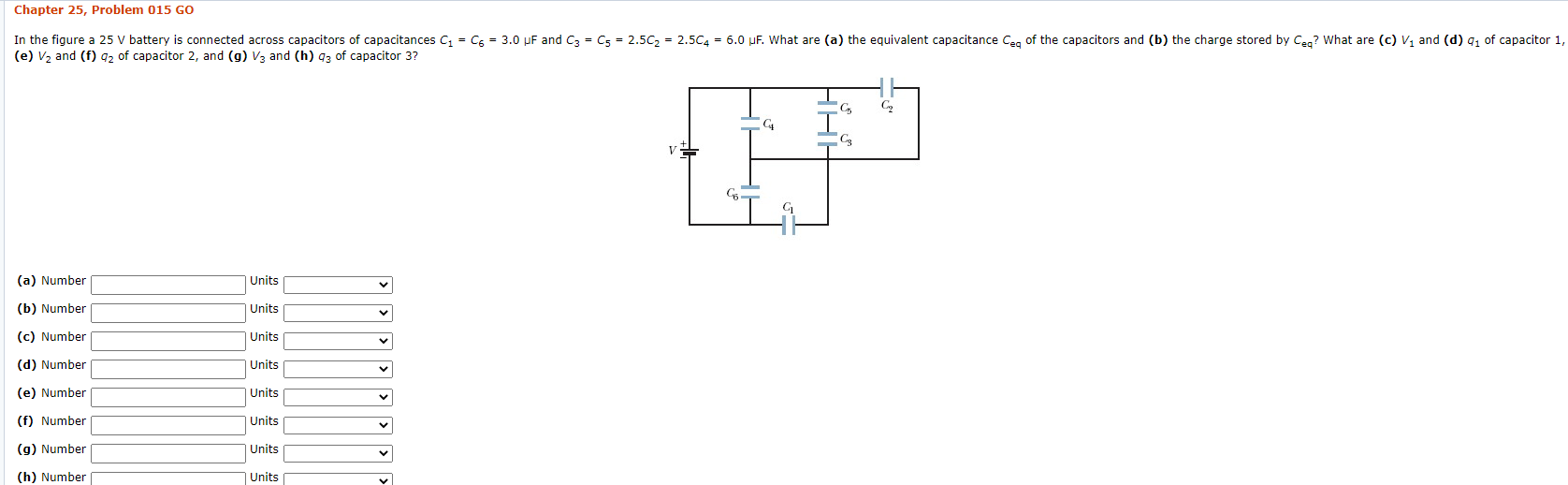 Solved Chapter 25, Problem 015 GO In the figure a 25 V | Chegg.com