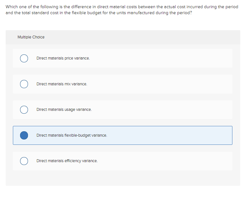 Solved Which one of the following is the difference in | Chegg.com