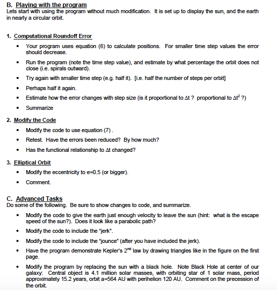This is a physics lab using code in python. You need | Chegg.com